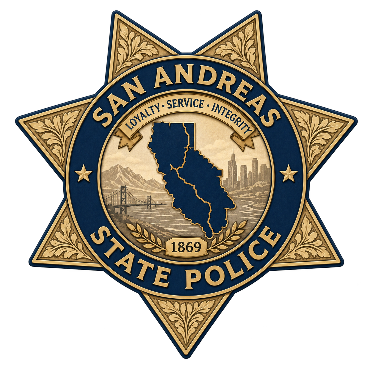 Abzeichen der San Andreas State Police